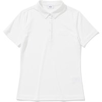 Tone-on-Tone Embroidered PK Short-Sleeve Collar Shirt [WHITE]