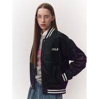 Street Preppy Varsity Jacket UBUJ [BLACK]