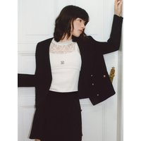 See-through Lace shirt [IV] ZMSM