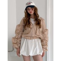 Big Pocket Shirring Windbreaker VCOAT Big Pocket Shirring Windbreaker VCOAT