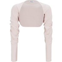 COTTON BASIC BOLERO CARDIGAN [BABY PINK]
