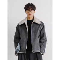 Men’s Basic Fur Jumper [DK-GREY] HABMUA