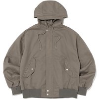 HOODED BOMBER JACKET [KHAKI]
