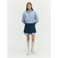 Wrap Shirt Skirt Dress EMPWOP Wrap Shirt Skirt Dress EMPWOP