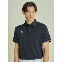 Shoulder Cut Polo shirt Men’s Golf [Navy]
