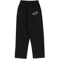 HALFTONE N LOGO STRAIGHT SWEATPANTS [BLACK]