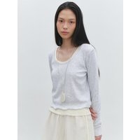 Banding Ribbed Crop shirt Banding Ribbed Crop shirt