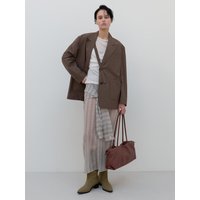 Paper Thin Tie Jacket [BROWN]