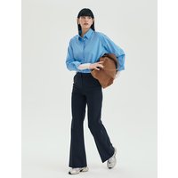 Wool Blend Bootcut Setup Trousers Wool Blend Bootcut Setup Trousers
