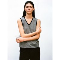 SOBRE V-neck Vest [Grey]