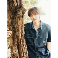 Easy Denim Short Sleeve Shirt [Blue]
