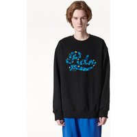 RDN Flower Fleece-Back Sweatshirt Black RDN Flower Fleece-Back Sweatshirt Black