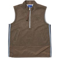 Knit Zip Up Vest Brown Knit Zip Up Vest Brown