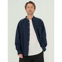 Loose Fit Oxford Shirt Navy Loose Fit Oxford Shirt Navy