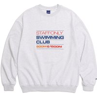 Swimming Club Sweatshirt _ Melange White