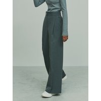 Colors Pleated Wide Leg Trousers Charcoal Colors Pleated Wide Leg Trousers Charcoal