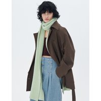 Belted Oversized Half Coat Jacket Belted Oversized Half Coat Jacket