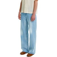 Mens Shiny Wide Denim Jeans Mens Shiny Wide Denim Jeans