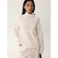 Boucle Ribbed Turtleneck Top Boucle Ribbed Turtleneck Top