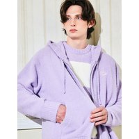 Lounge Hoodie Zip Up_Lavender Lounge Hoodie Zip Up_Lavender