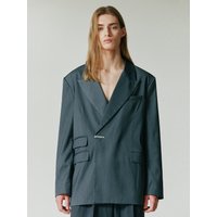 Maximal Double-Breasted Blazer _ Grey Maximal Double-Breasted Blazer _ Grey