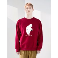 Bowling Ball Relaxed Fit Fleece Washed Sweatshirt Bowling Ball Relaxed Fit Fleece Washed Sweatshirt