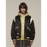 Halogen Satin Varsity Jacket Halogen Satin Varsity Jacket