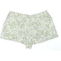 Rewash Shorts: Green Paisley Pattern Bottoms Rewash Shorts: Green Paisley Pattern Bottoms