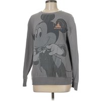 Disney Sweatshirt: Gray Tops – Size Disney Sweatshirt: Gray Tops – Size