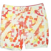 Board Shorts: Yellow Print Pattern Swimwear – Size Board Shorts: Yellow Print Pattern Swimwear – Size