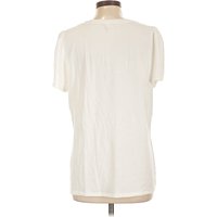 Astrologie Short Sleeve Henley Shirt: Ivory Tops – Size X Astrologie Short Sleeve Henley Shirt: Ivory Tops – Size X