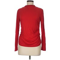 Elodie Long Sleeve Turtleneck: Red Tops Elodie Long Sleeve Turtleneck: Red Tops