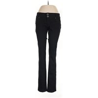 Tush Push Jeans Casual Pants – MidReg Rise: Black Bottoms – Size Tush Push Jeans Casual Pants – MidReg Rise: Black Bottoms – Size