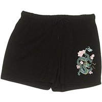 rue Shorts: Black Floral Pattern Bottoms rue Shorts: Black Floral Pattern Bottoms