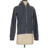 Brandy Melville Zip Up Hoodie: Blue Tops – Size X Brandy Melville Zip Up Hoodie: Blue Tops – Size X