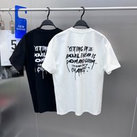 men’s shirt trendy brand shirt letter loose short-sleeved drop shoulder short shirt trend GED men’s shirt trendy brand shirt letter loose short-sleeved drop shoulder short shirt trend GED