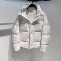 ​​Winter Puffer Jacket Korean-Style Thickened Cotton Coat With Stand Collar & Hood Non-Branded, Polyester, BlackKhaki, S-X, Sporty & Warm​​ ​​Winter Puffer Jacket Korean-Style Thickened Cotton Coat With Stand Collar & Hood Non-Branded, Polyester, BlackKhaki, S-X, Sporty & Warm​​