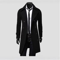 M-Xl Autumn And Winter Long Double Breasted Windbreaker Men’s Slim Fit Woolen Coat Men M-Xl Autumn And Winter Long Double Breasted Windbreaker Men’s Slim Fit Woolen Coat Men