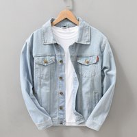 Men’s Clothing Heavyweight Denim Jacket For Men Spring And Autumn Loose Trendy Brand Handsome Japanese Workwear Jacket Men’s Clothing Heavyweight Denim Jacket For Men Spring And Autumn Loose Trendy Brand Handsome Japanese Workwear Jacket