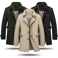 Men’s Clothing Men’s Long Trench Coat Large Cotton Size Jacket Men’s Clothing Men’s Long Trench Coat Large Cotton Size Jacket