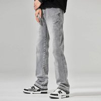 ​Men’s Vintage Washed Denim Jeans – Relaxed Straight Fit, Hip Hop Streetwear, High Street Fashion, Casual Comfort For Urban Style​ ​Men’s Vintage Washed Denim Jeans – Relaxed Straight Fit, Hip Hop Streetwear, High Street Fashion, Casual Comfort For Urban Style​