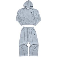 ​​YK Streetwear Hoodie Oversized Zip-Up With Graphic Print, s Retro Unisex Jacket -​ ​​YK Streetwear Hoodie Oversized Zip-Up With Graphic Print, s Retro Unisex Jacket -​