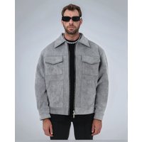 ​​Men’s Clothing​​ Men’s Suede Zip Jacket – Oversized Pocket Biker Coat Streetwear Essential​​ ​​Men’s Clothing​​ Men’s Suede Zip Jacket – Oversized Pocket Biker Coat Streetwear Essential​​