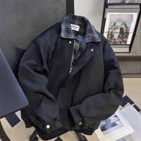 ​​Men’s Plaid Two-Piece Jacket – Retro Loose Fit Sporty Coat, Japanese Inspired High Street Fashion, Versatile For All Seasons​​ ​​Men’s Plaid Two-Piece Jacket – Retro Loose Fit Sporty Coat, Japanese Inspired High Street Fashion, Versatile For All Seasons​​