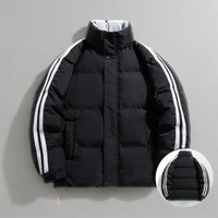 ​Plus-Size Winter Coat For Men Thickened Polyester Puffer Jacket, Oversized Fit M-, BlackWhiteBrownBlue​ ​Plus-Size Winter Coat For Men Thickened Polyester Puffer Jacket, Oversized Fit M-, BlackWhiteBrownBlue​
