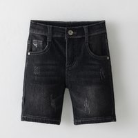 Kids’ Clothing Black Cotton Summer Spot Jeans Solid Color Ordinary Rubber Band Shorts Cotton Breathable Denim Shorts Kids’ Clothing Black Cotton Summer Spot Jeans Solid Color Ordinary Rubber Band Shorts Cotton Breathable Denim Shorts