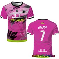 -minute MM Football Jersey D Print Sport Quick-dry Breathable Men shirt Outdoor Street Team Training Short-sleeve Summer