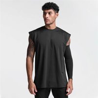 Men’s Solid Color Light Plate Round Neck Wide Shoulder Vest Vest Training Casual Sports Sleeveless shirt Men’s Solid Color Light Plate Round Neck Wide Shoulder Vest Vest Training Casual Sports Sleeveless shirt