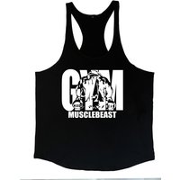 Men’s Clothing Muscle Fitness Bodybuilding Vest Fashion Sports Training Loose Printed Round Hem Men’s Clothing Muscle Fitness Bodybuilding Vest Fashion Sports Training Loose Printed Round Hem