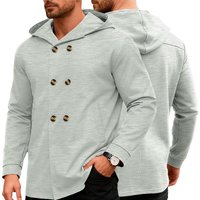 ​​Men’S Slim-Fit Mid-Length Hooded Trench Coat Lightweight Polyester Casual Windbreaker For Fall Multiple Colors & Sizes​​ ​​Men’S Slim-Fit Mid-Length Hooded Trench Coat Lightweight Polyester Casual Windbreaker For Fall Multiple Colors & Sizes​​